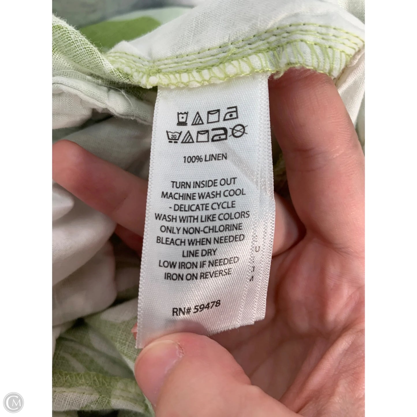 Pants Linen By Rachel Zoe In Green, Size: 10