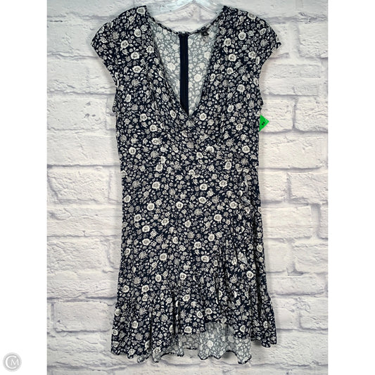 Dress Casual Short By J. Crew In Blue & White, Size: M