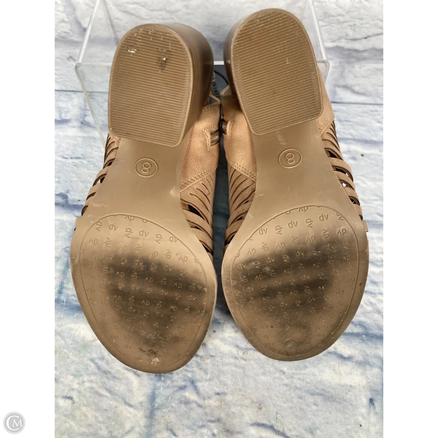 Shoes Heels Block By Dolce Vita In Tan, Size: 8