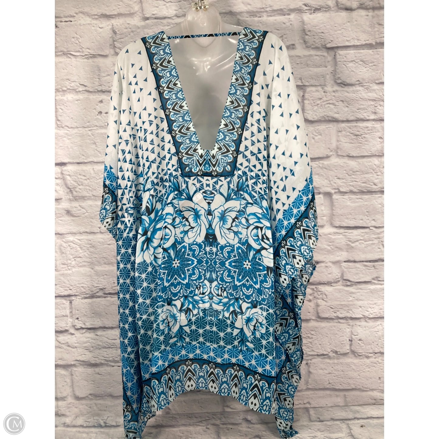 Swimwear Cover-up By White House Black Market In Blue, Size: Osfm