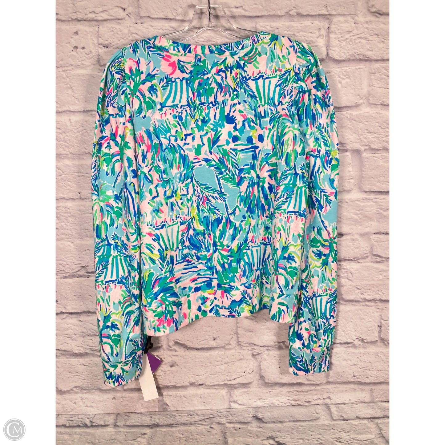 Sweatshirt Designer By Lilly Pulitzer In Blue, Size: L