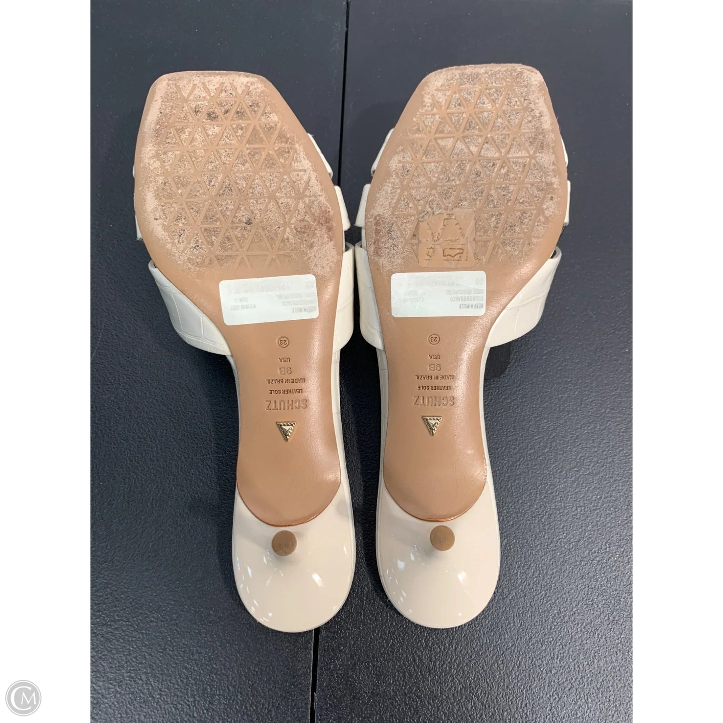 Shoes Heels Kitten By Schutz In Cream, Size: 9