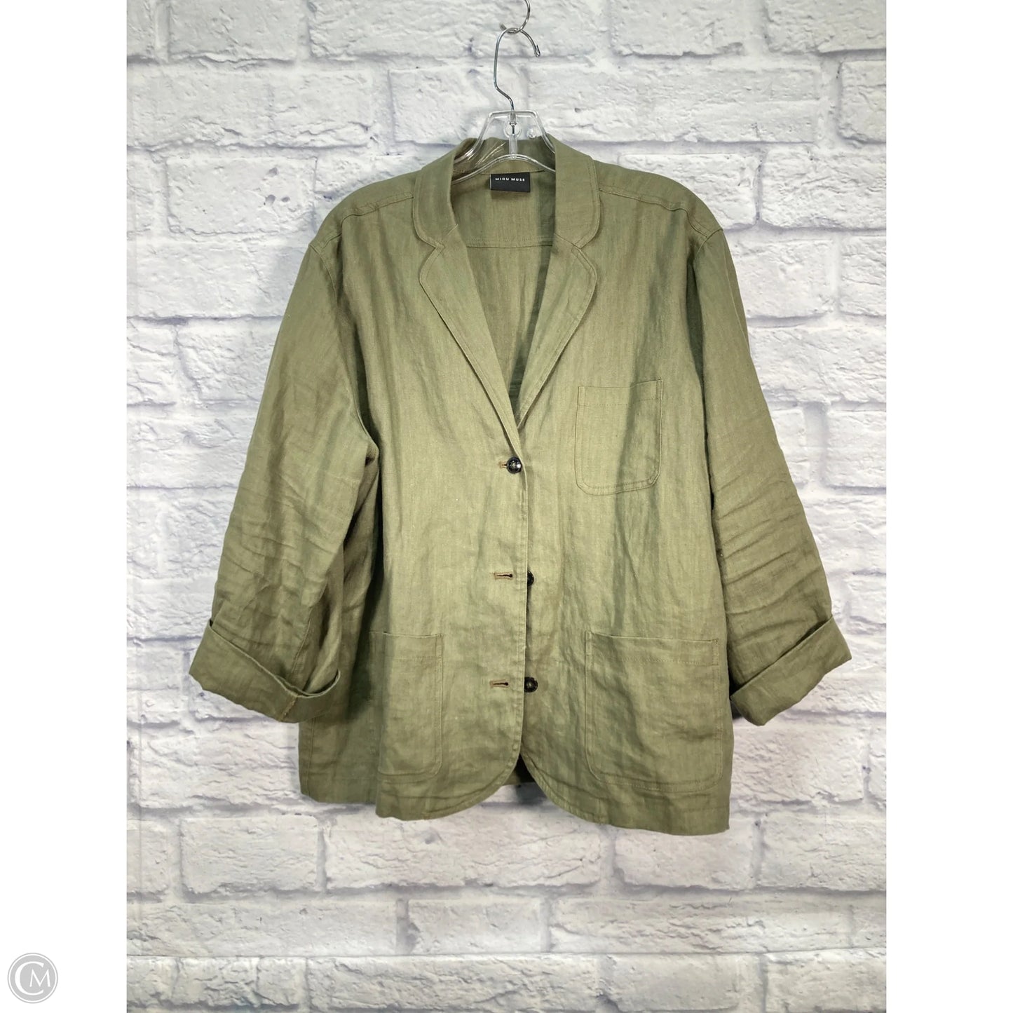 Jacket Other By Miou Muse In Green, Size: L