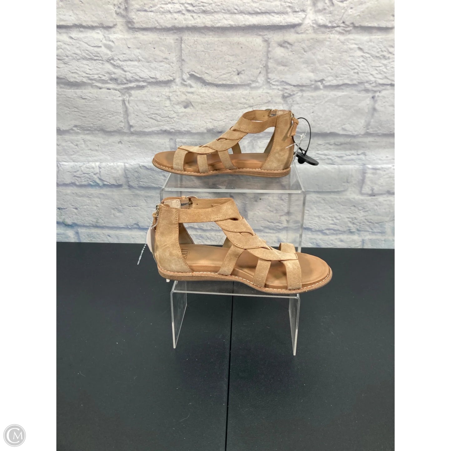 Sandals Flats By Sofft In Tan, Size: 8