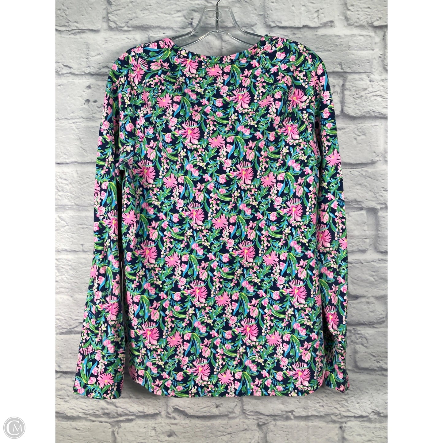 Sweatshirt Designer By Lilly Pulitzer In Blue & Green, Size: M