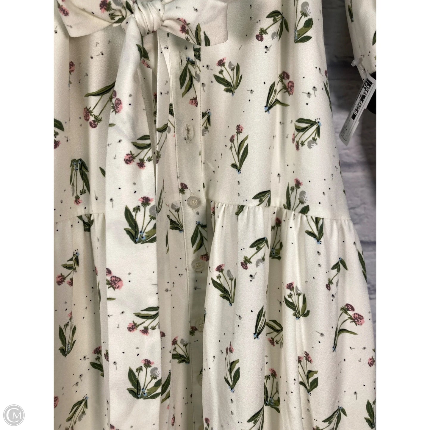 Dress Casual Maxi By Clothes Mentor In Cream, Size: M