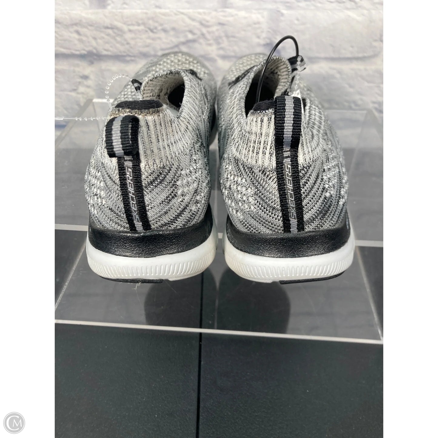 Shoes Athletic By Skechers In Grey, Size: 8