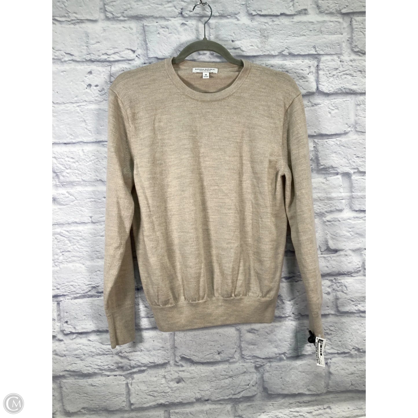 Sweater By Banana Republic In Tan, Size: M