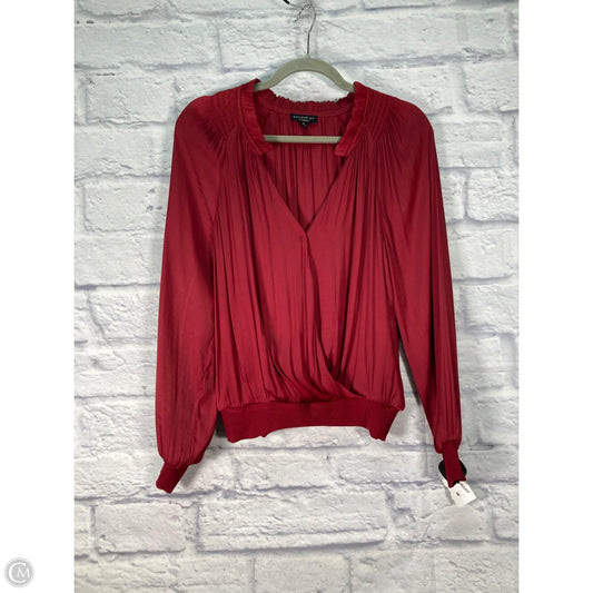 Top Long Sleeve By Current Air In Red, Size: Xs