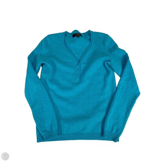 Sweater Cardigan Cashmere By Alex Marie In Blue, Size: S