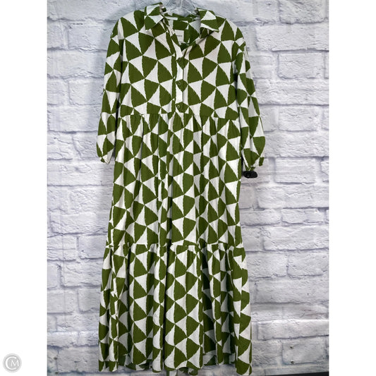Dress Casual Maxi By Maeve In Green, Size: S
