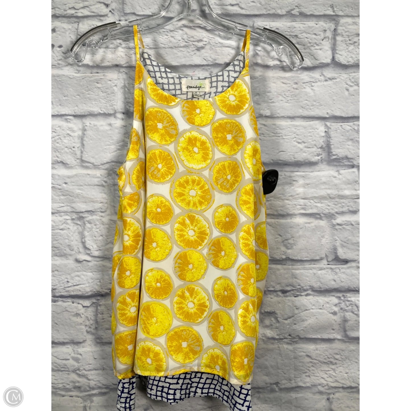 Top Sleeveless By Porridge In Yellow, Size: M