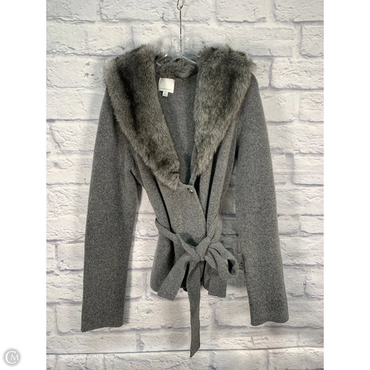 Sweater Cardigan By Anthropologie In Grey, Size: M