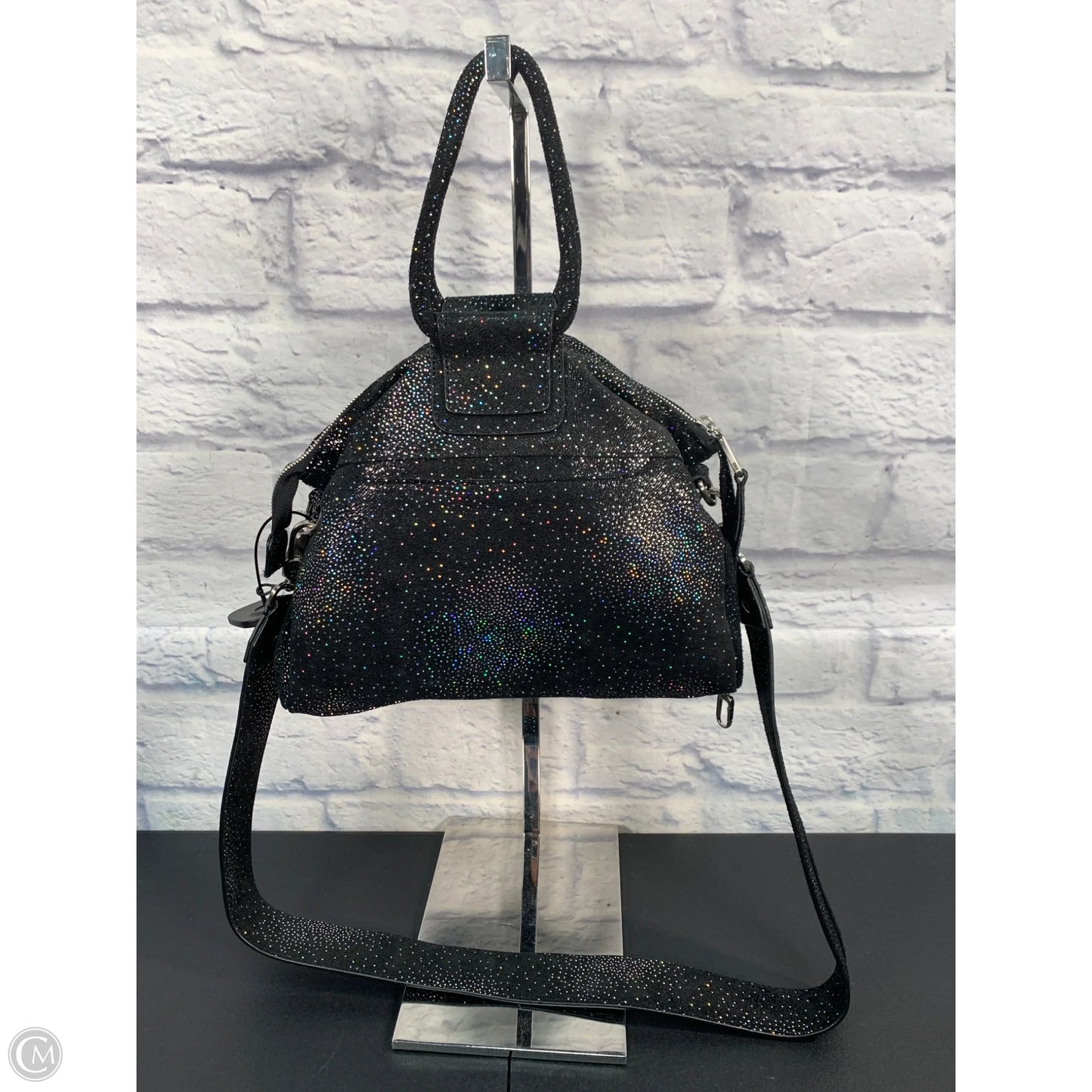 Handbag Leather By Hobo Intl, Size: Medium