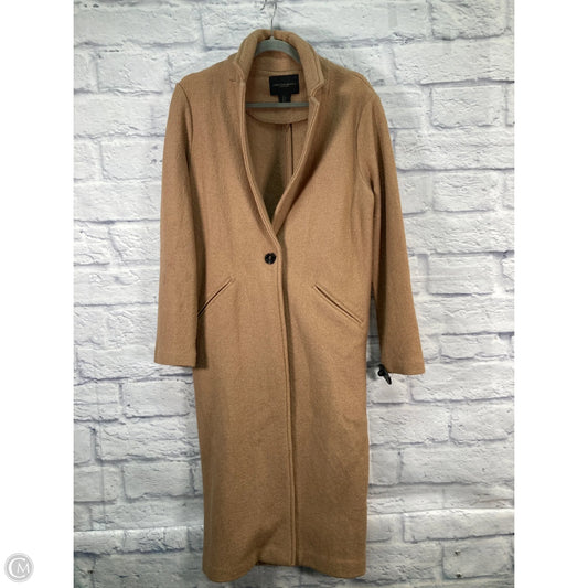 Coat Wool By Christian Siriano In Tan, Size: S