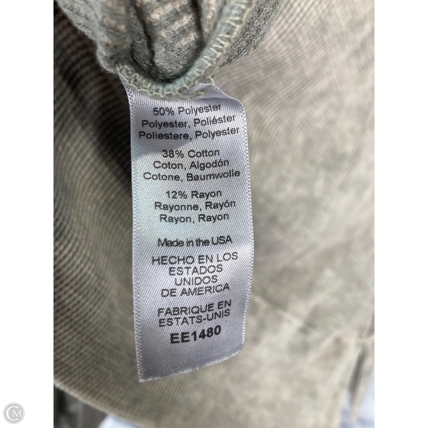Sweatshirt Hoodie By Michael Stars In Grey, Size: L