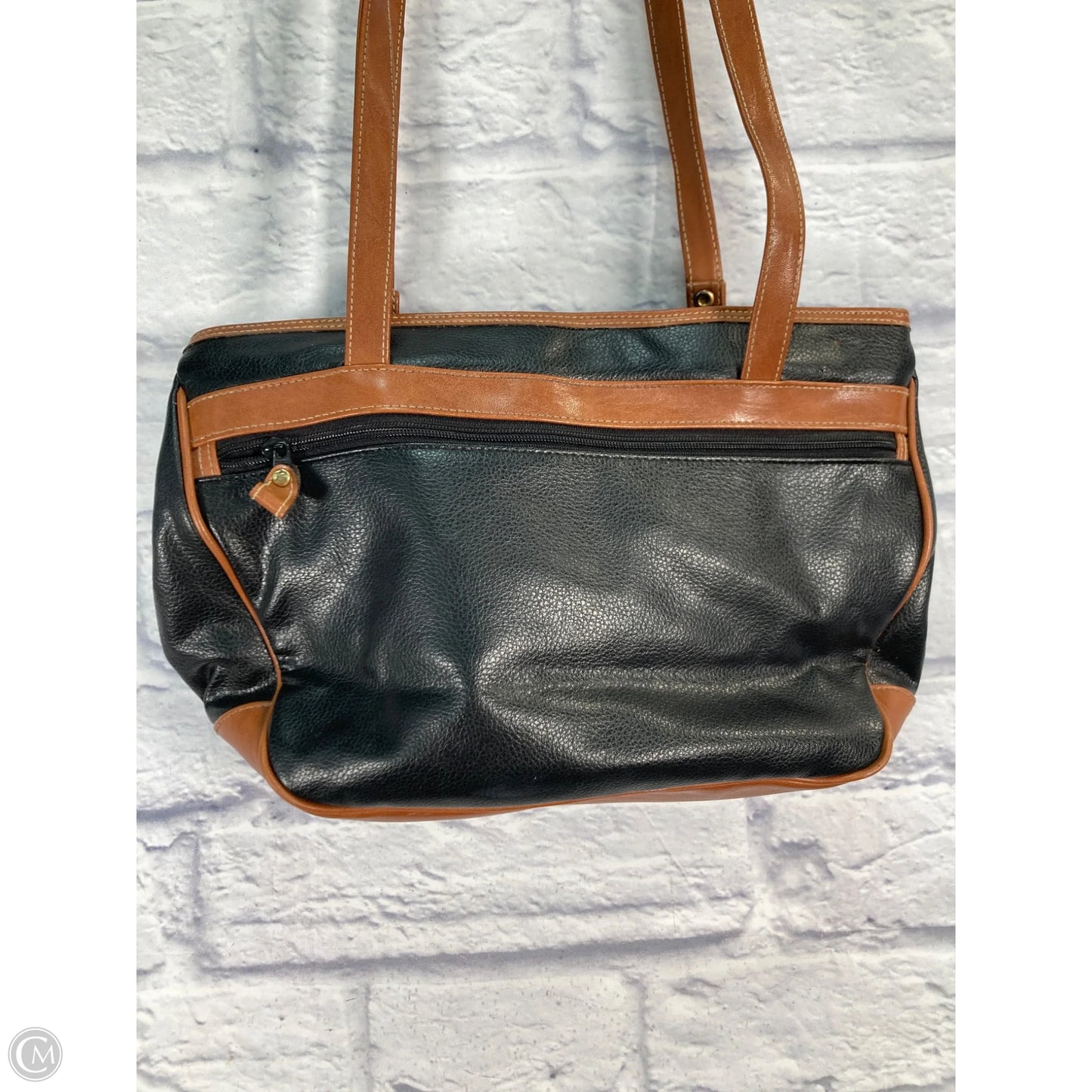 Handbag Leather By Capezio, Size: Medium