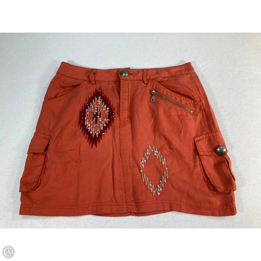 Skirt Mini & Short By Double D Ranch In Orange, Size: 8