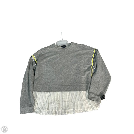 Top Long Sleeve By Maeve In Grey, Size: Xs