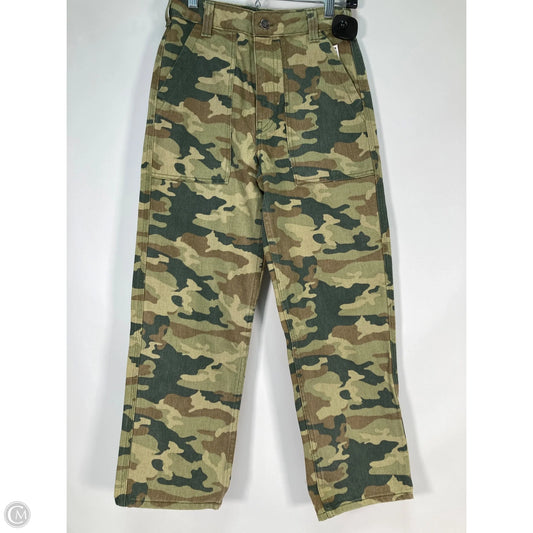 Jeans Wide Leg By Free People In Camouflage Print, Size: 2