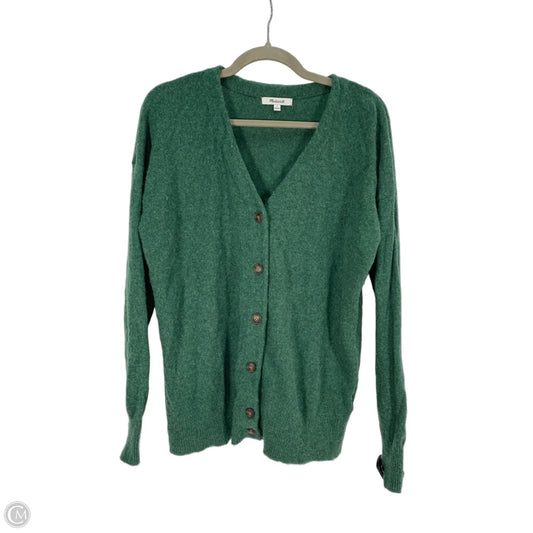 Sweater Cardigan By Madewell In Green, Size: S