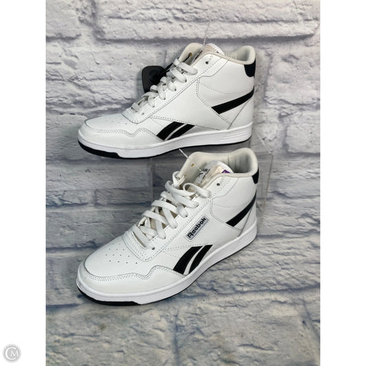 Shoes Sneakers By Reebok In Black & White, Size: 8.5