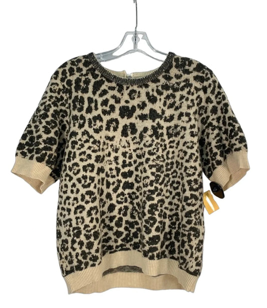 Sweater Designer By Jason Wu In Animal Print, Size: Xl