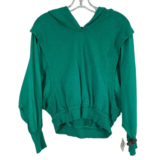 Sweatshirt Hoodie By Pilcro In Green, Size: M