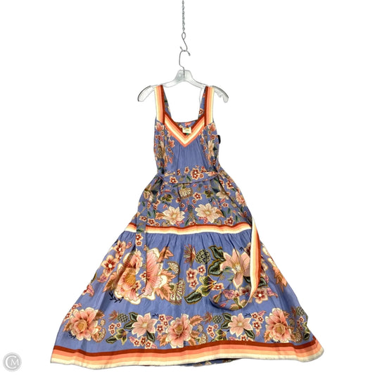 Dress Designer By Farm Rio In Blue, Size: Xxs