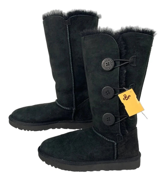 Boots Designer By Ugg In Black, Size: 8