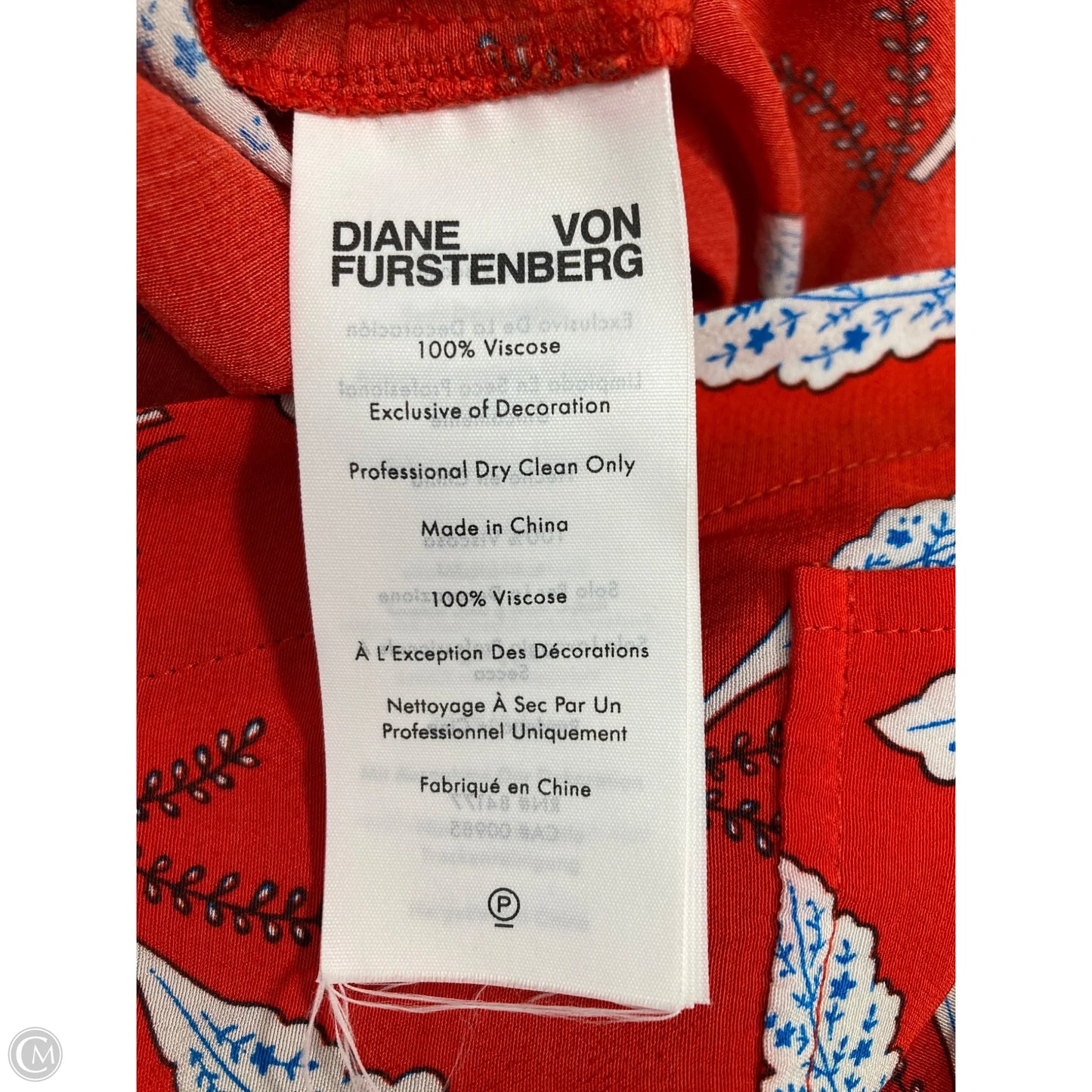 Jumpsuit Designer By Diane Von Furstenberg In Red, Size: S