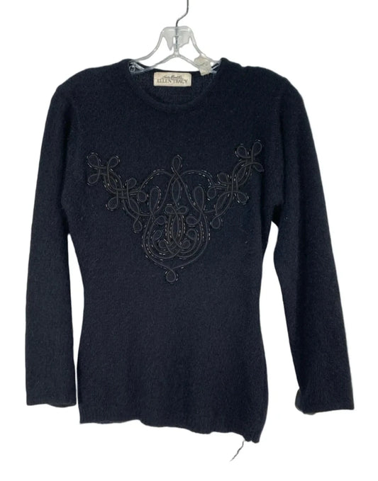 Sweater By Ellen Tracy In Black, Size: Sp