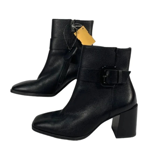 Boots Ankle Heels By Paul Green In Black, Size: 6.5