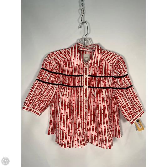 Top Short Sleeve By Maeve In White, Size: Xs