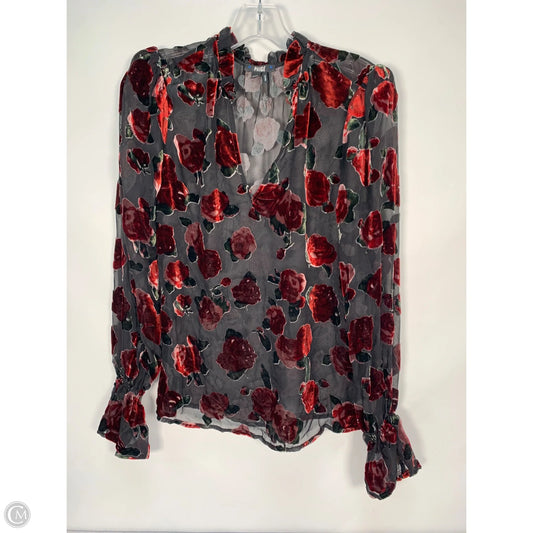 Top Long Sleeve By Paige In Black, Size: Xxs