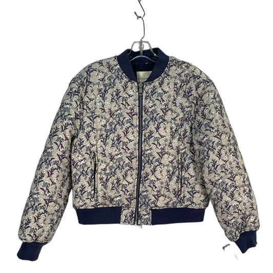Jacket Puffer & Quilted By Bagatelle In Blue, Size: L