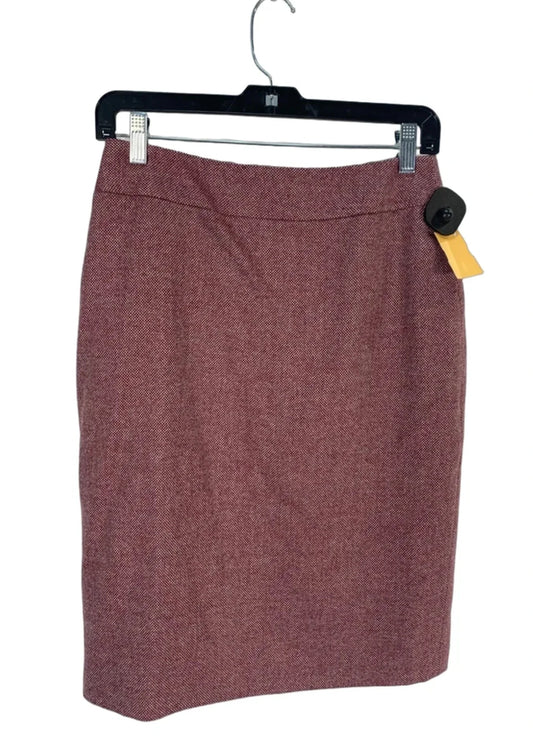 Skirt Mini & Short By Brooks Brothers In Maroon, Size: 4