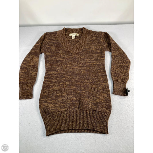 Sweater By Clothes Mentor In Brown, Size: S