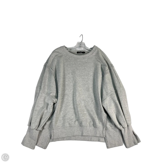 Sweatshirt Crewneck By Trendy Queen In Grey, Size: L