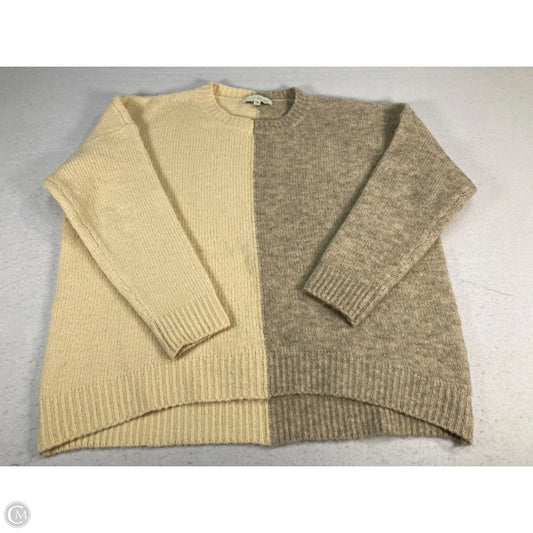 Sweater By Pinch In Cream, Size: M