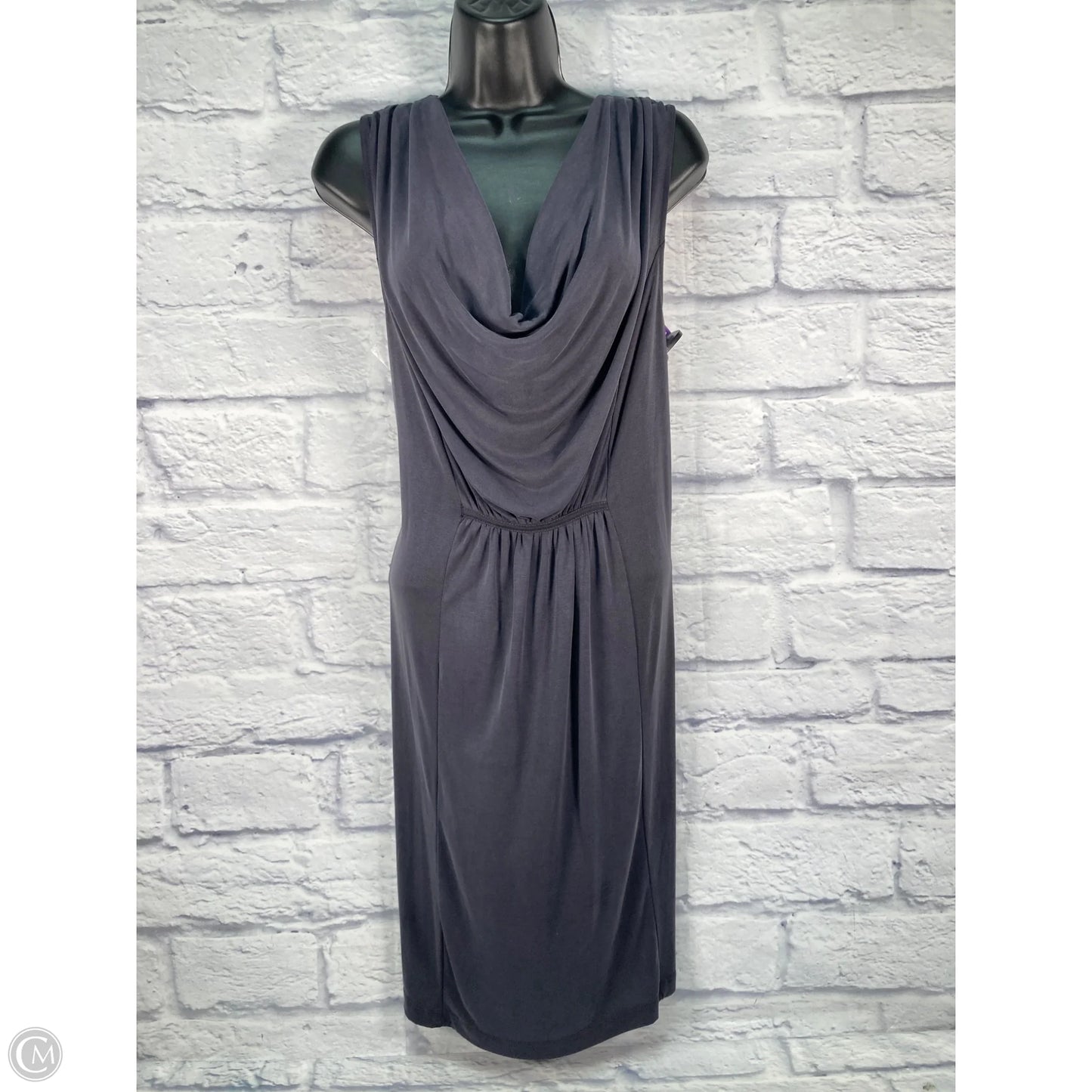 Dress Casual Midi By Maeve In Grey, Size: M