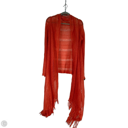 Sweater Cardigan By Tommy Bahama In Orange, Size: Osfm