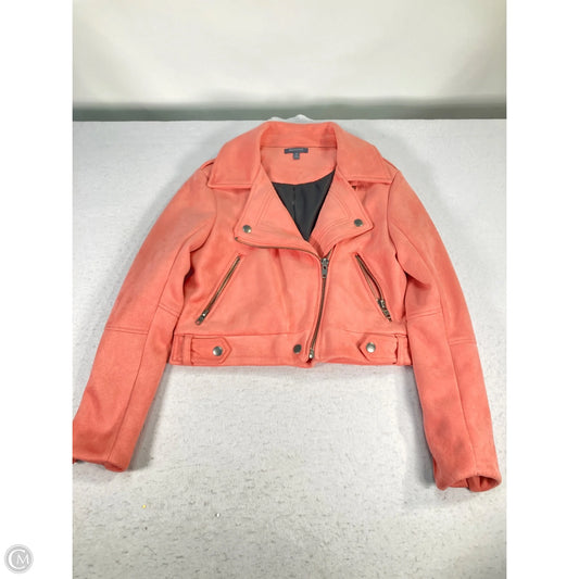 Jacket Moto By Madison In Pink, Size: S
