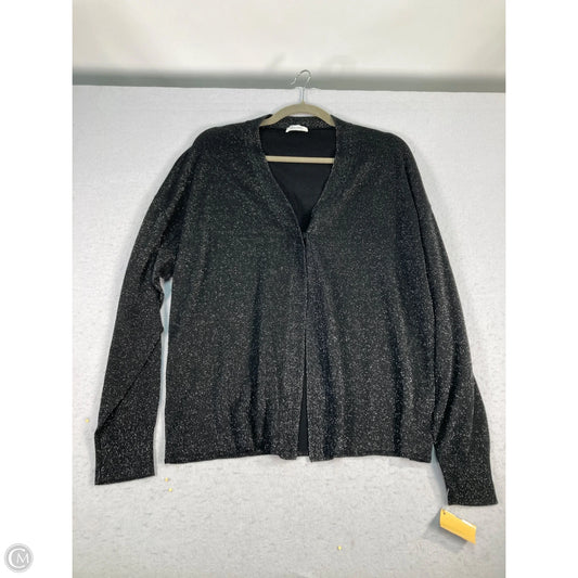 Sweater Cardigan By Clothes Mentor In Black, Size: S