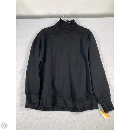 Sweatshirt Collar By Rae Mode In Black, Size: M