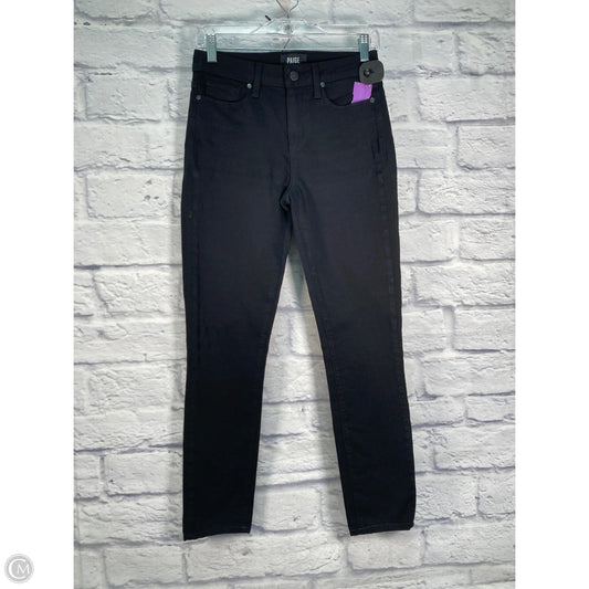 Jeans Skinny By Paige In Black, Size: 2