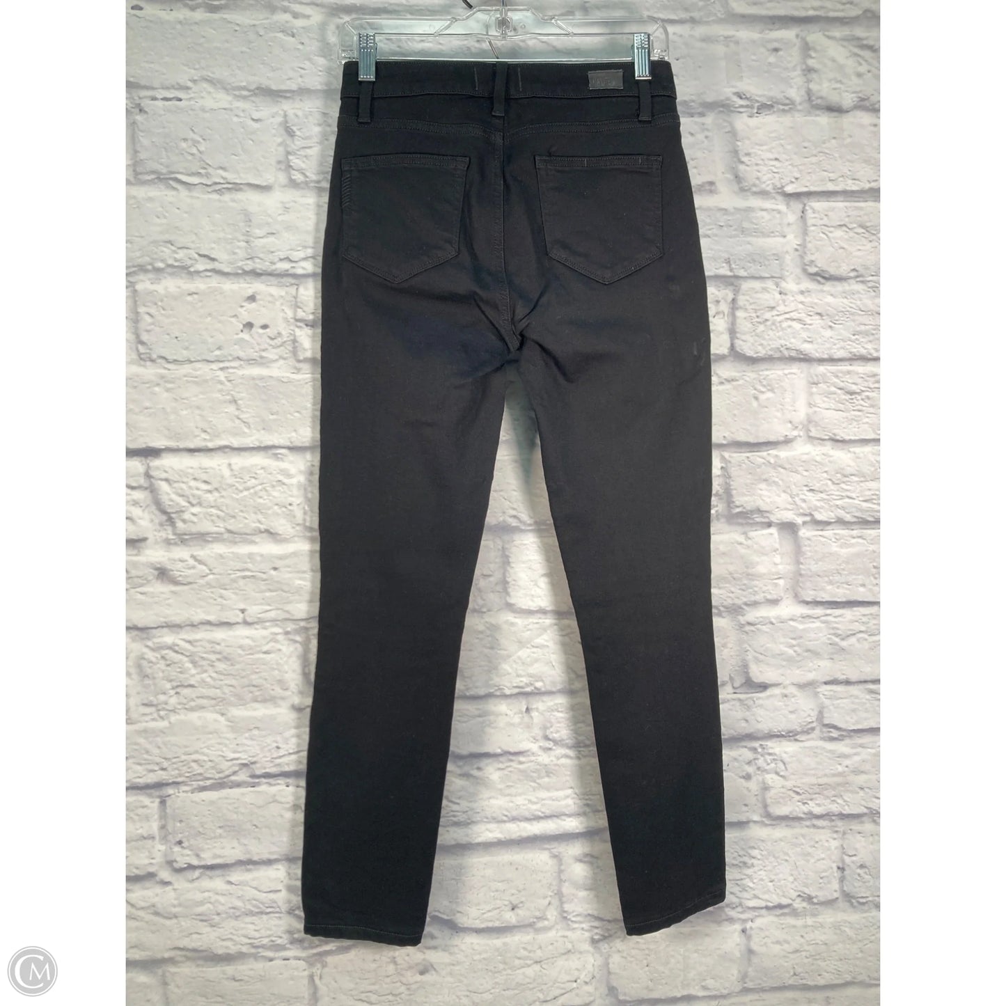 Jeans Skinny By Paige In Black, Size: 2