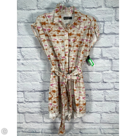 Romper By Blanknyc In Orange & Pink, Size: S