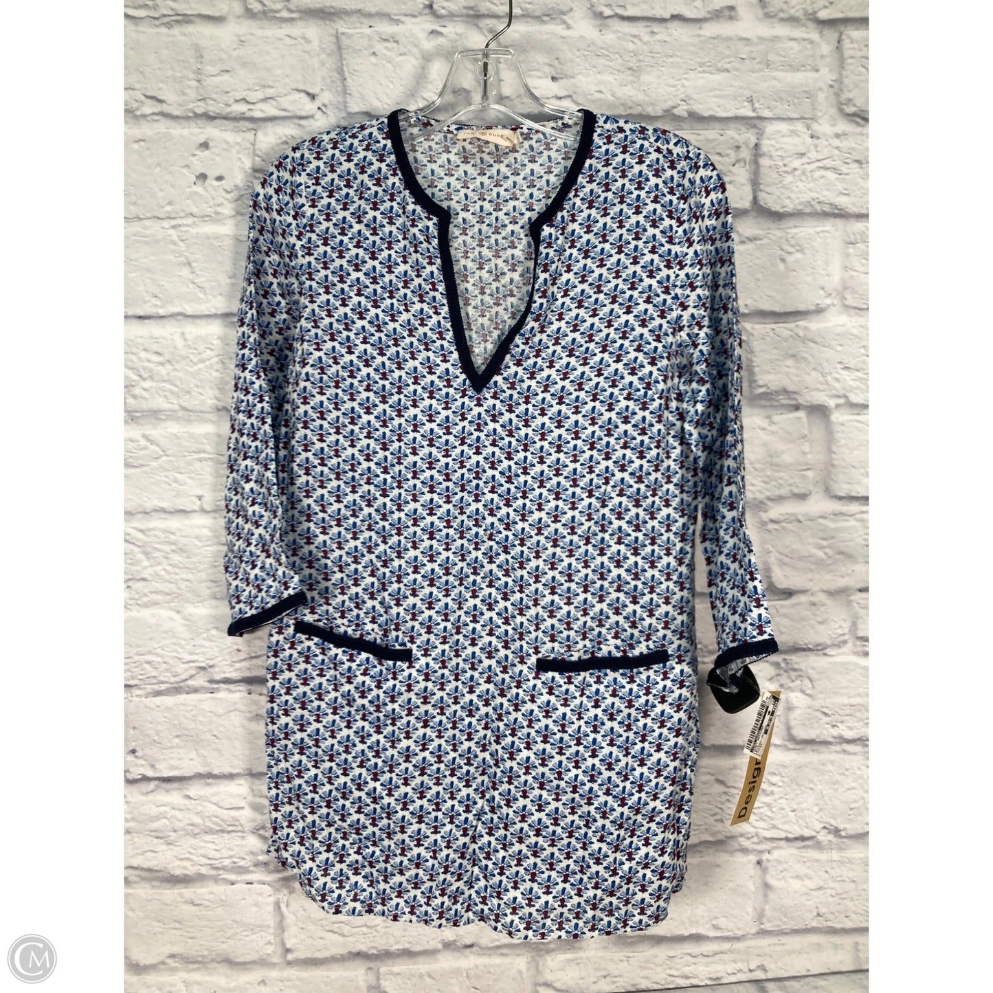 Tunic Designer By Tory Burch In Blue, Size: Xs