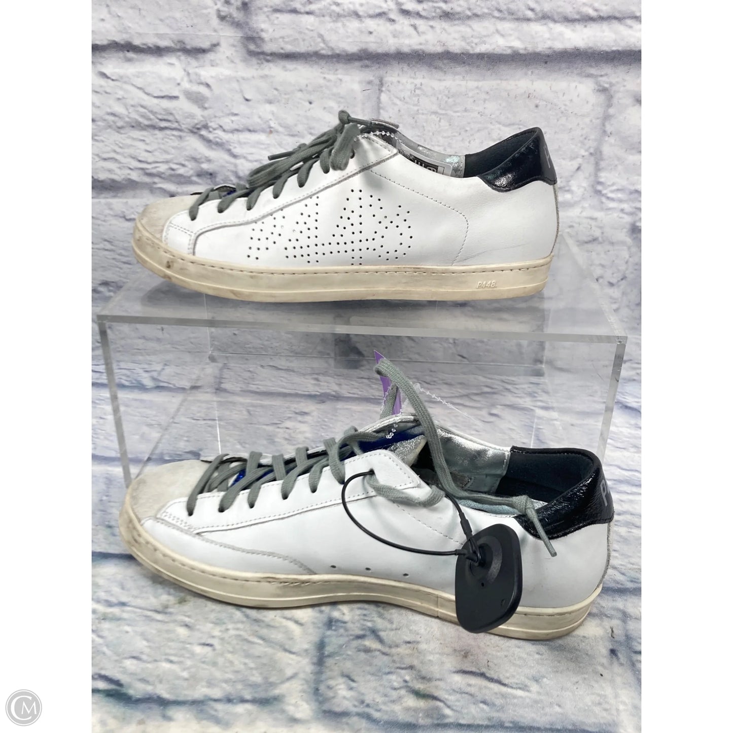 Shoes Sneakers By P448 In Grey, Size: 8.5